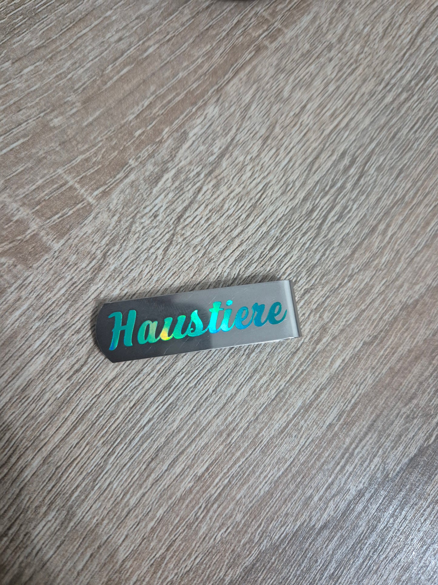 Binder Clips mit Wunschaufschrift