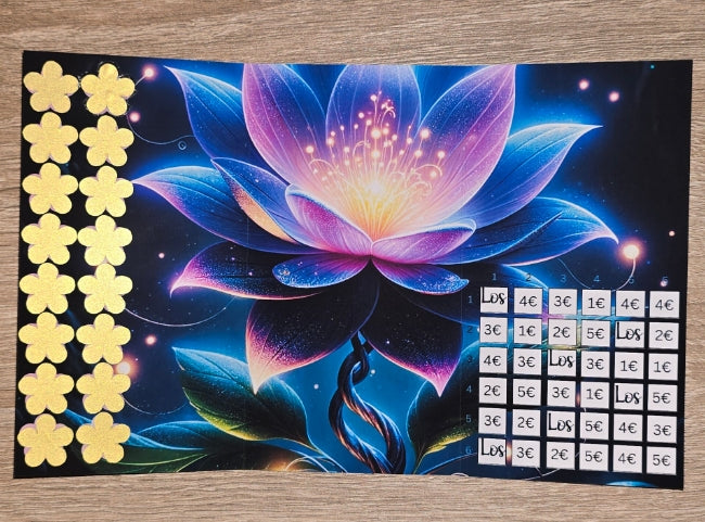 Mystic Flower Klappkarte