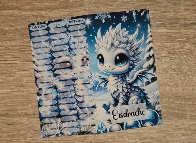 Eisdrache Klappkarte