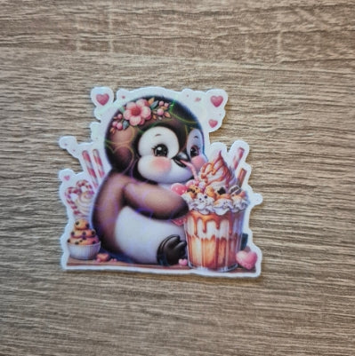 Lovely Sticker mit Herz Holofolie