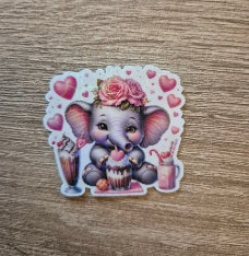 Lovely Sticker mit Herz Holofolie