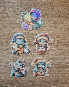 Dino Sticker mit Holofolie