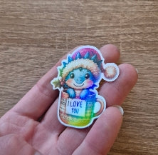 Dino Sticker mit Holofolie