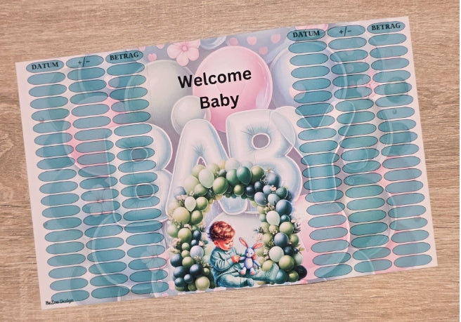 Welcome Baby Klappkarte