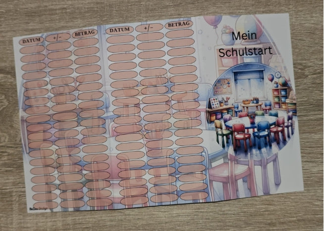 Mein Schulstart Klappkarte