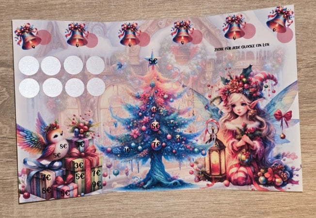 Fairy Christmas Klappkarte