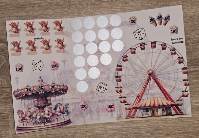 Wir gehen auf die Kirmes Klappkarte