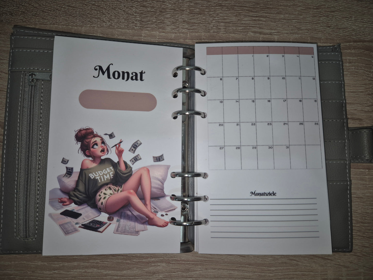 Budgetplanner A6 schlicht