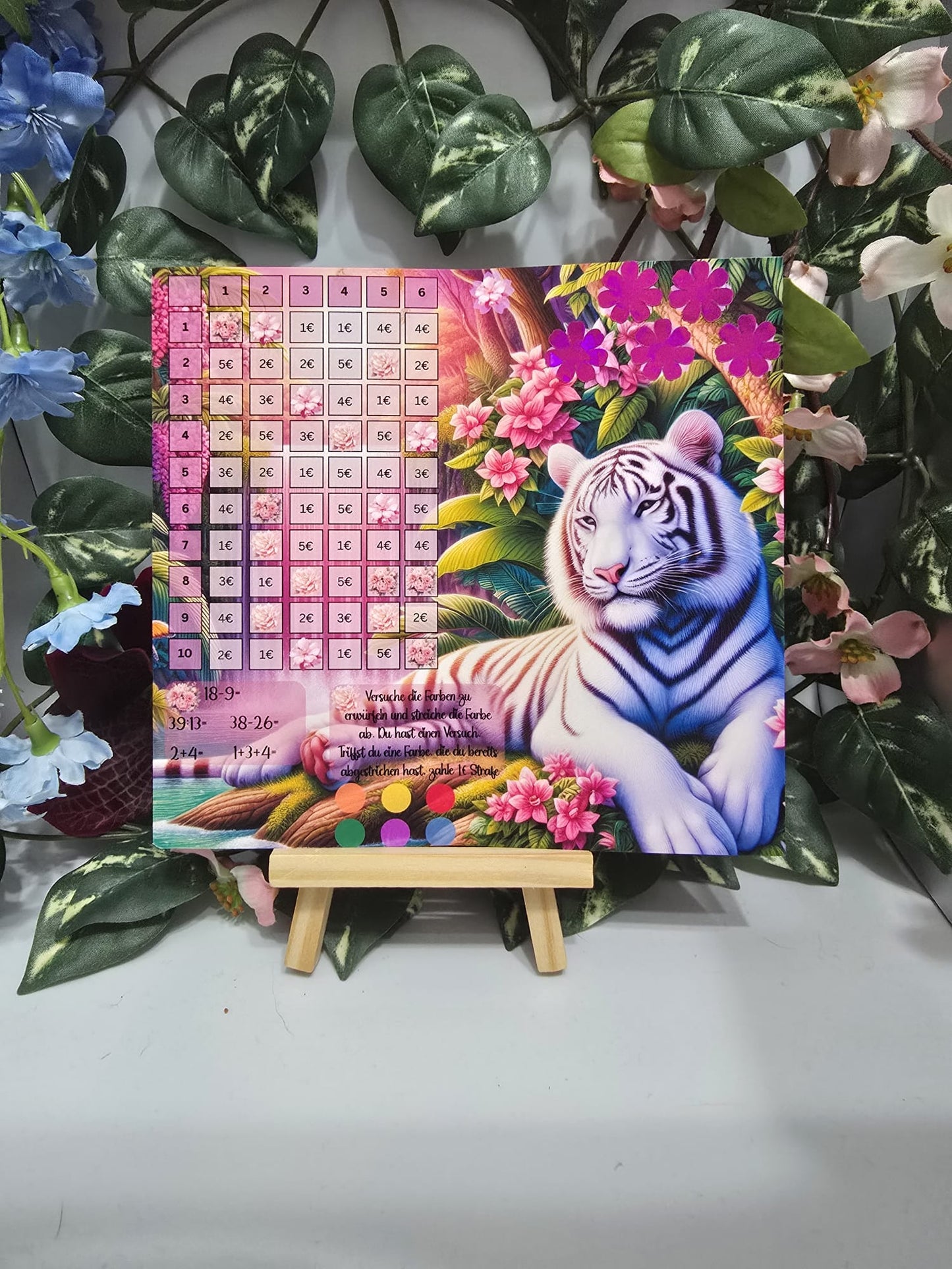 Waterfall Flower Klappkarte