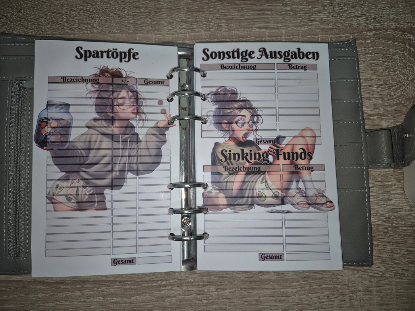 Budgetplanner A6 schlicht