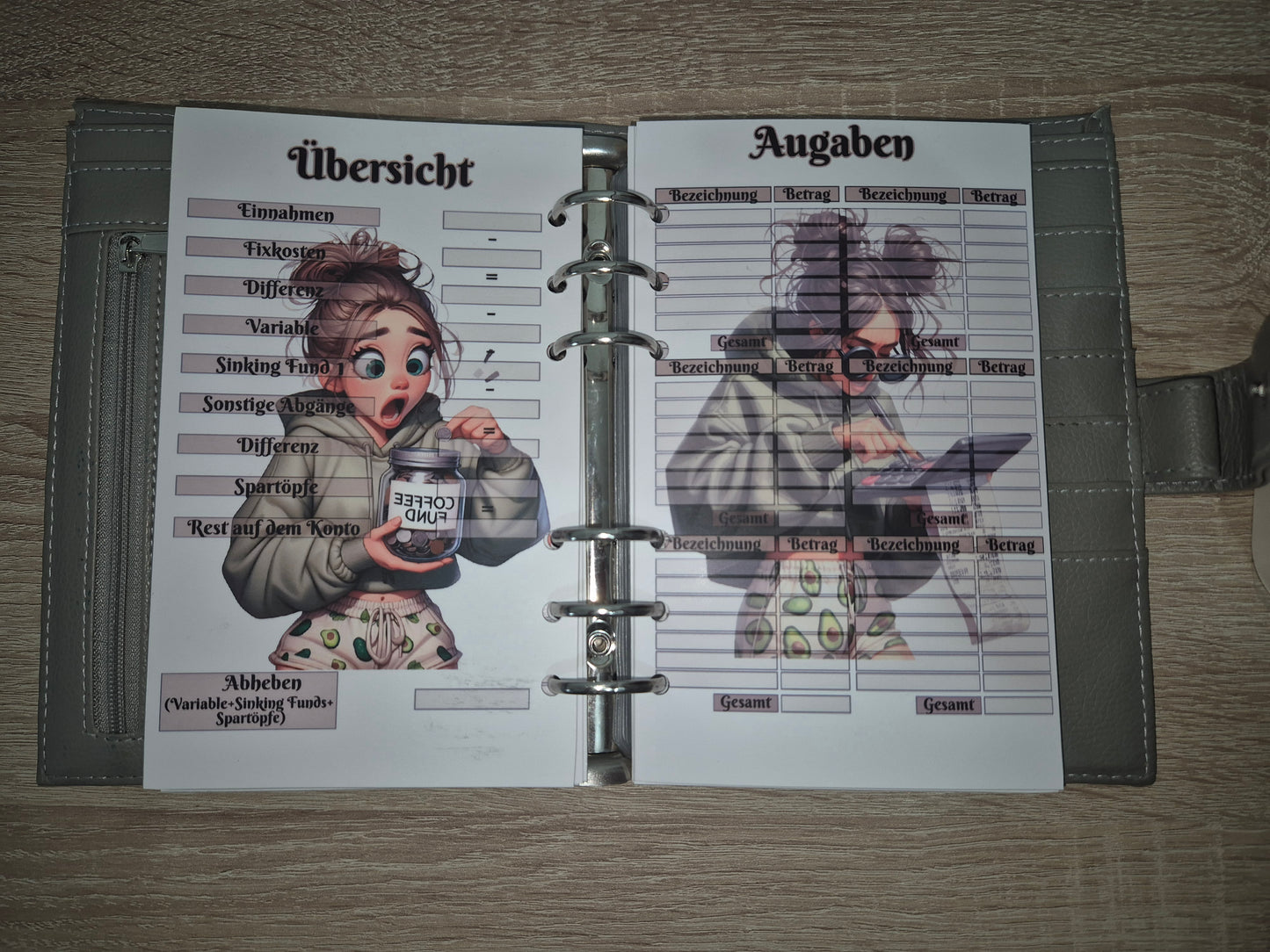 Budgetplanner A6 schlicht